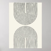 Aquarelllinie des Mittelalters Kunst II Poster (Vorne)