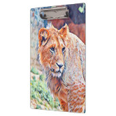 Aquarelllion Klemmbrett (Links)