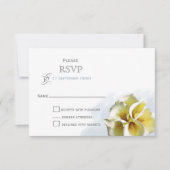 Aquarelllische Hochzeit RSVP (Vorderseite)