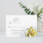 Aquarelllische Hochzeit RSVP Karte (Stehend Vorderseite)