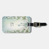 Aquarelllische Lilie des Gepäcks im Tal Gepäckanhänger (Vorderseite horizontal)