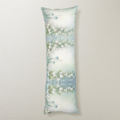 Aquarelllische Lily des Tales Kiefernkissen Seitenschläferkissen (Rückseite (Vertikal))