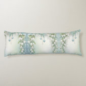 Aquarelllische Lily des Tales Kiefernkissen Seitenschläferkissen (Rückseite)