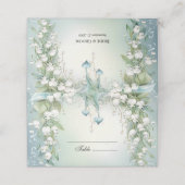 Aquarelllische Platzkarte (Außenseite Aufgefaltet)