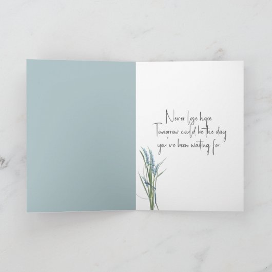 Aquarellmaid-Denken Karte (Innenseite)