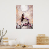 Aquarellmaid-Poster Print von Molly Harrison Poster (Küche)