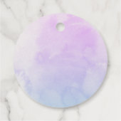 Aquarellmaid unter dem Meer Vielen Dank Geschenkanhänger (Rückseite)