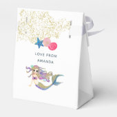 Aquarellmaid zum Thema Geburtstagspartei Geschenkschachtel (Rückseite)