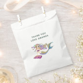 Aquarellmaid zum Thema Geburtstagspartei Geschenktütchen (Ausgeschnitten)