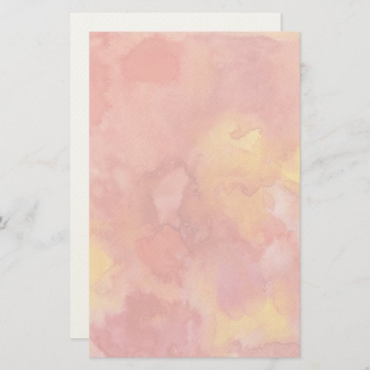 Aquarellmaler Hintergrund. Briefpapier (Vorne/Hinten)