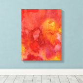 Aquarellmaler Hintergrund. Leinwanddruck (Insitu (Holzboden))