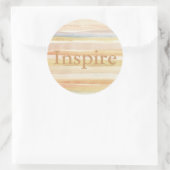 Aquarellmaler Hintergrund, Textur Runder Aufkleber (Tasche)