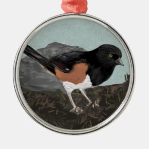 Aquarellmaler Ost-Zahnradschmuck Silbernes Ornament