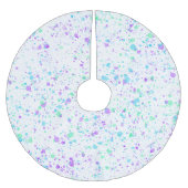 Aquarellmaler Spritzer Weihnachtsbaumrock Polyester Weihnachtsbaumdecke (Vorderseite)