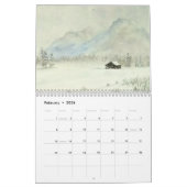 Aquarellmaler Wandkalender (Feb 2026)