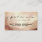 Aquarellmalerei Abstrakt Brush Wasserfarbe Visitenkarte (Rückseite)