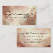 Aquarellmalerei Abstrakt Brush Wasserfarbe Visitenkarte (Vorne/Hinten)