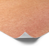 Aquarellmalerei am Strand bei Sonnenuntergang Poster (Ecke)