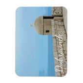 Aquarellmalerei an der Stadtmauer von Dubrovnik Magnet (Vertikal)