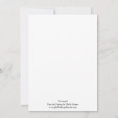 Aquarellmalerei auf 3 Engel, Figuren oder Frauen Einladung (Rückseite)