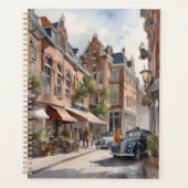 Aquarellmalerei auf Amsterdam Planer (Vorderseite)