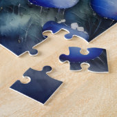 Aquarellmalerei auf Bluebonnet Landschaft Puzzle (Seite)