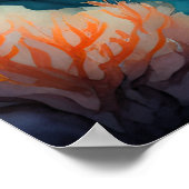 Aquarellmalerei auf Koi-Fisch VI Poster (Ecke)