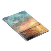 Aquarellmalerei auf Notebook Notizblock (Rechte Seite)