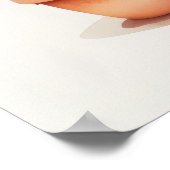 Aquarellmalerei auf Pflanze in Pot IV Poster (Ecke)