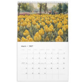 Aquarellmalerei auf Tulipen 3 Kalender (Mär 2027)