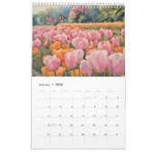 Aquarellmalerei auf Tulipen 5 Kalender (Jan 2026)