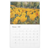 Aquarellmalerei auf Tulipen 6 Kalender (Feb 2027)