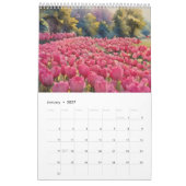 Aquarellmalerei auf Tulipen 6 Kalender (Jan 2027)