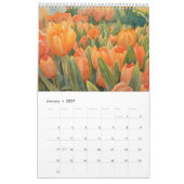 Aquarellmalerei auf Tulips 2 Kalender (Jan 2027)