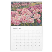 Aquarellmalerei auf Tulips 4 Kalender (Jan 2027)