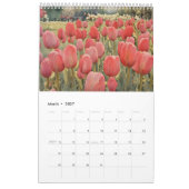 Aquarellmalerei auf Tulips 7 Kalender (Mär 2027)