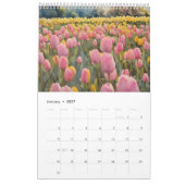 Aquarellmalerei auf Tulips 7 Kalender (Jan 2027)