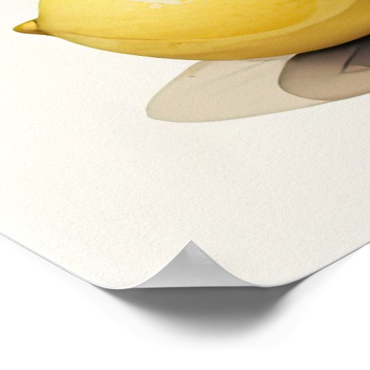 Aquarellmalerei auf Zitronenbaum in Pot II Poster (Ecke)