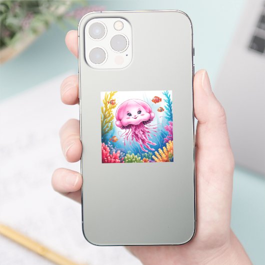 Aquarellmalerei Aufkleber (Telefon)