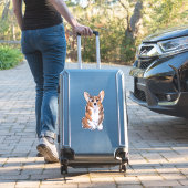 Aquarellmalerei Corgi sumie Aufkleber (Koffer Insitu)