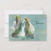 Aquarellmalerei Dankeskarte (Vorderseite)
