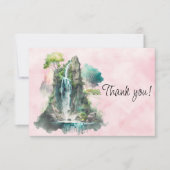 Aquarellmalerei Dankeskarte (Vorderseite)