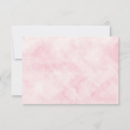 Aquarellmalerei Dankeskarte (Rückseite)