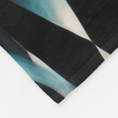 Aquarellmalerei der 50er Jahre Diner Jukebox Fleecedecke (Ecke)