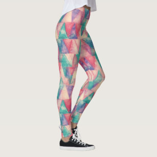 Aquarellmalerei - Dreiecke für Hipster Leggings