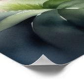 Aquarellmalerei eines Baby Gorilla 5:4 Poster (Ecke)