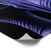 Aquarellmalerei eines Elefanten 3:4 Poster (Ecke)