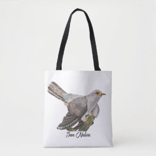Aquarellmalerei eines Kuckucks Tasche