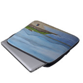 Aquarellmalerei eines romantischen Tages am Strand Laptopschutzhülle (Vorne Knopf)