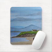 Aquarellmalerei eines romantischen Tages am Strand Mousepad (Mit Mouse)